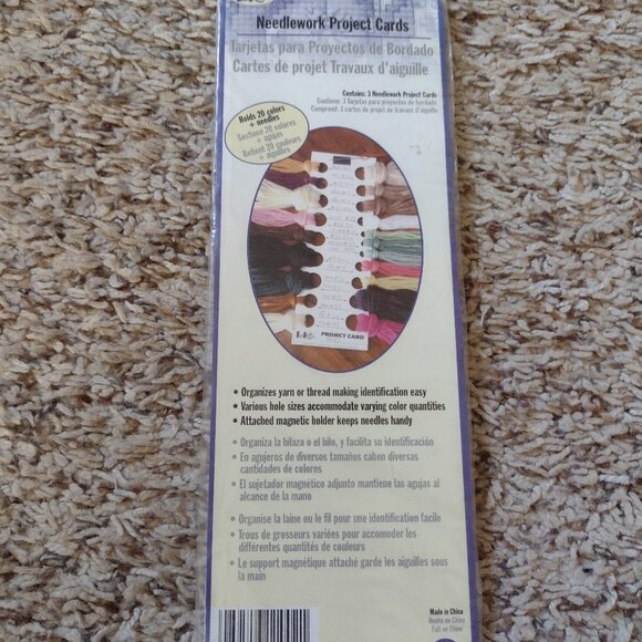 3-pack NEW needlework project cards - Picture 1 of 2